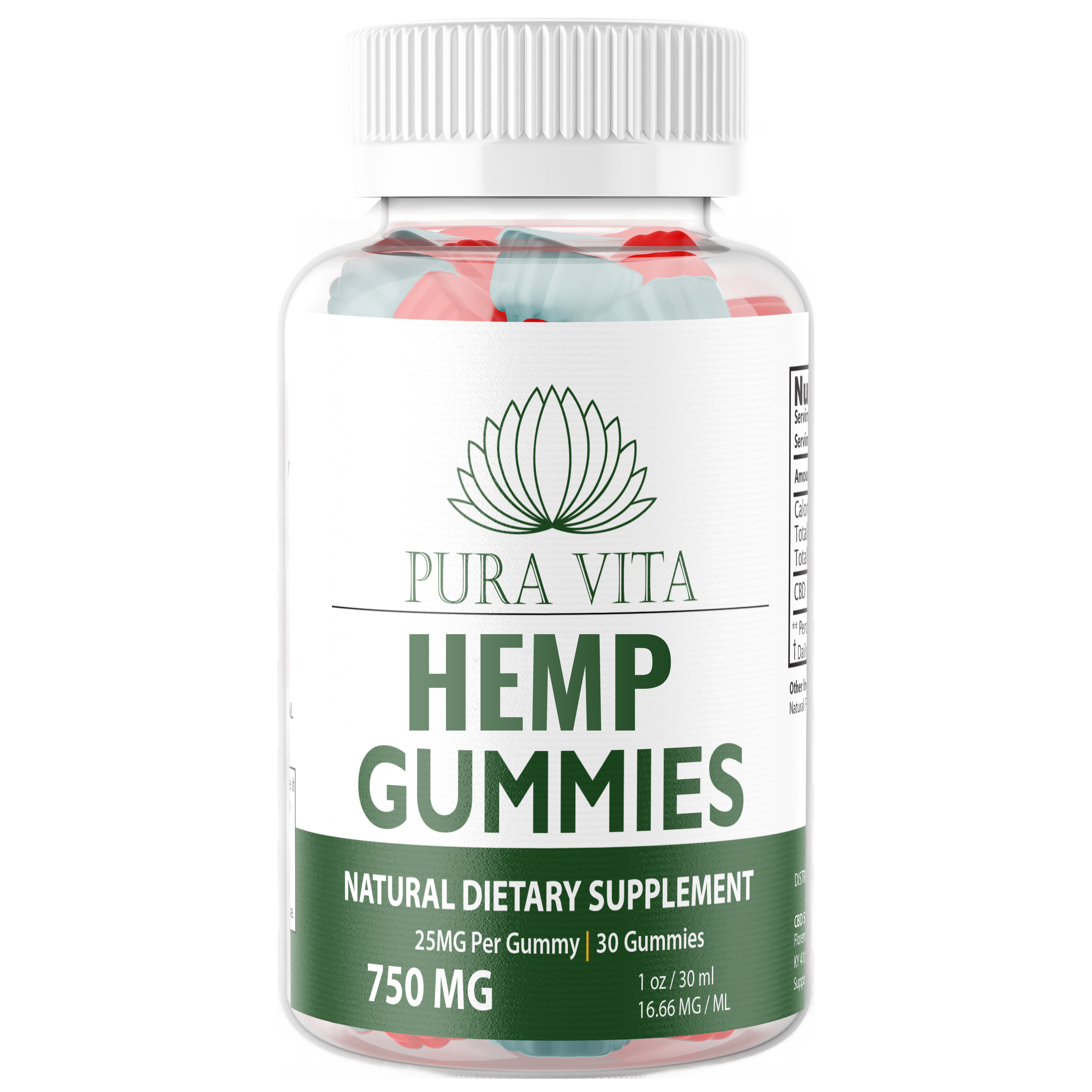 Hemp Gummies Bottle